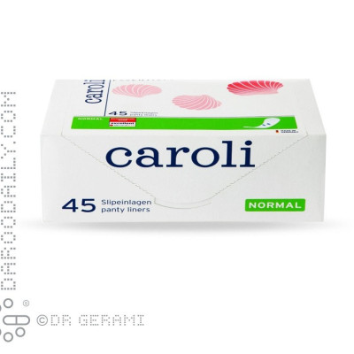 پد بهداشتی روزانه متوسط مدل Air Laid کرولی 45 عددی