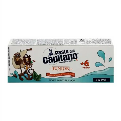 خمیر دندان کودک بالای 6 سال مدل جونیور پاستا دل کاپیتانو 75 میلی لیتری