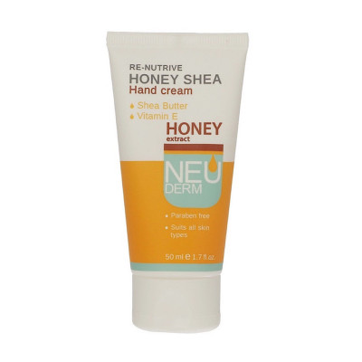 کرم مرطوب کننده دست مدل Renutrive Honey Shea نئودرم 50 میلی لیتری