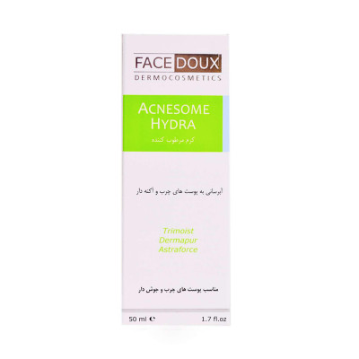 کرم مرطوب کننده پوست چرب مدل Acnesome Hydra فیس دوکس 50 میلی لیتری