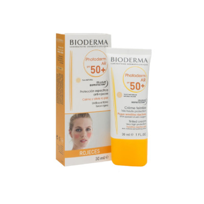 کرم ضد آفتاب طبیعی پوست حساس SPF50 مدل Photoderm AR بایودرما ۳۰ میلی لیتری
