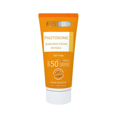کرم ضد آفتاب بی رنگ پوست چرب فاقد چربی مدل Photosome با SPF50 فیس دوکس 40 میلی لیتری