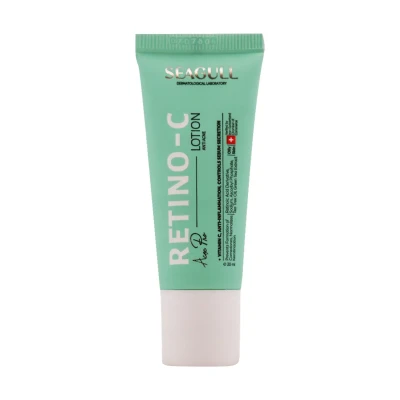 لوسیون پیشگیر از آکنه پوست چرب مدل Retino C سی گل ۲۰ میلی لیتری