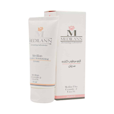 کرم مرطوب کننده دست و صورت پوست خشک مدیلن 50 میلی لیتری