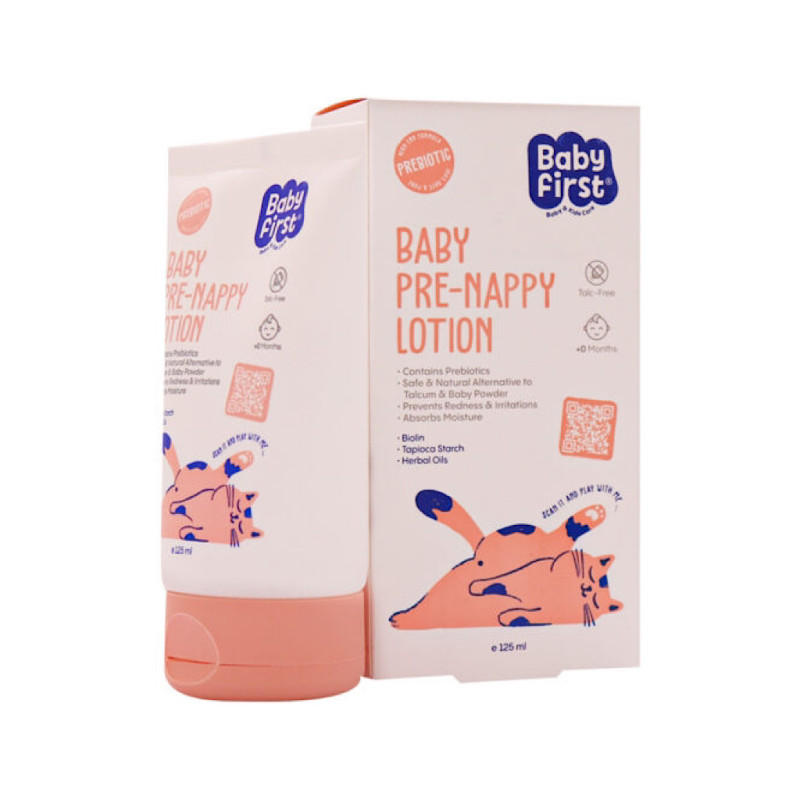 لوسیون محافظ پای کودک بیبی فرست سی گل 125 میلی لیتری