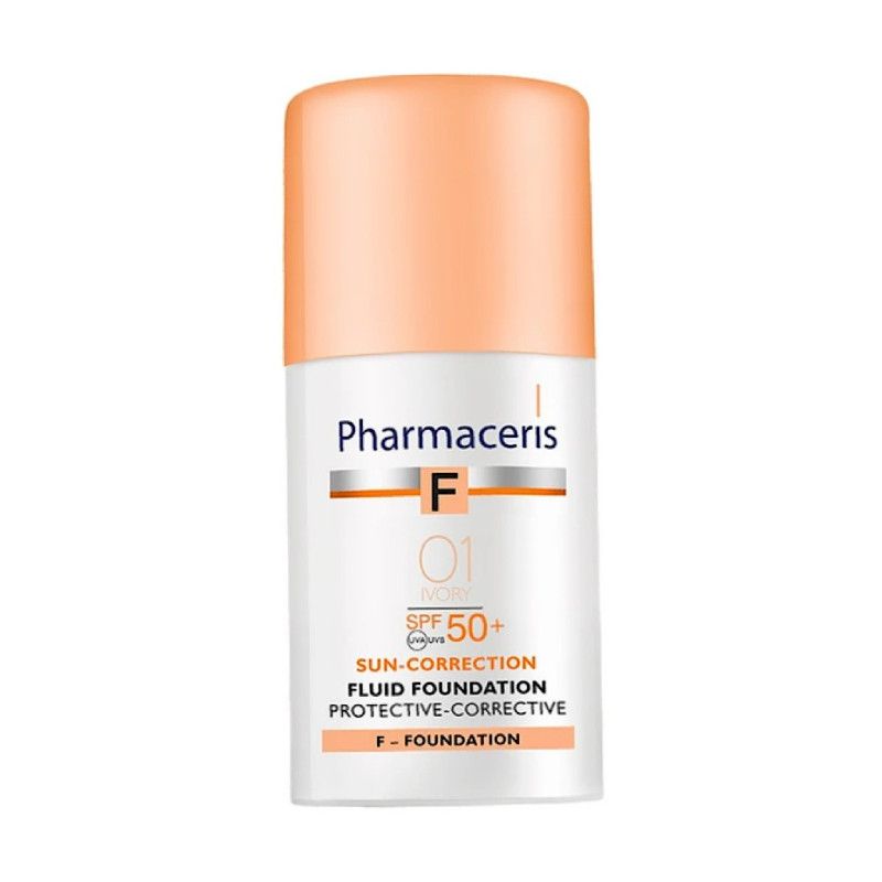 فلوئید ضد آفتاب استخوانی SPF50 فارماسریز شماره 01