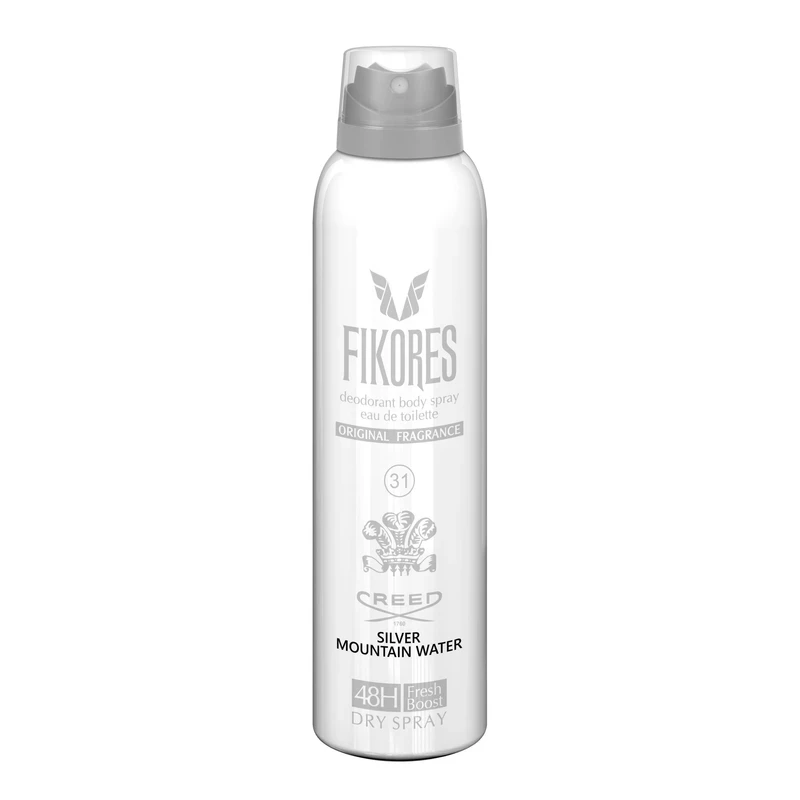 اسپری خوشبو کننده بدن بانوان مدل Creed Silver Mountain فیکورس 200 میلی لیتری