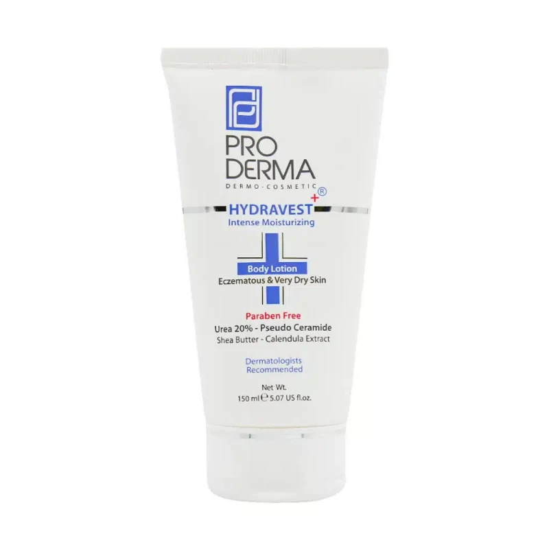 لوسیون بدن حاوی 20 درصد اوره پرودرما 150 میلی لیتری