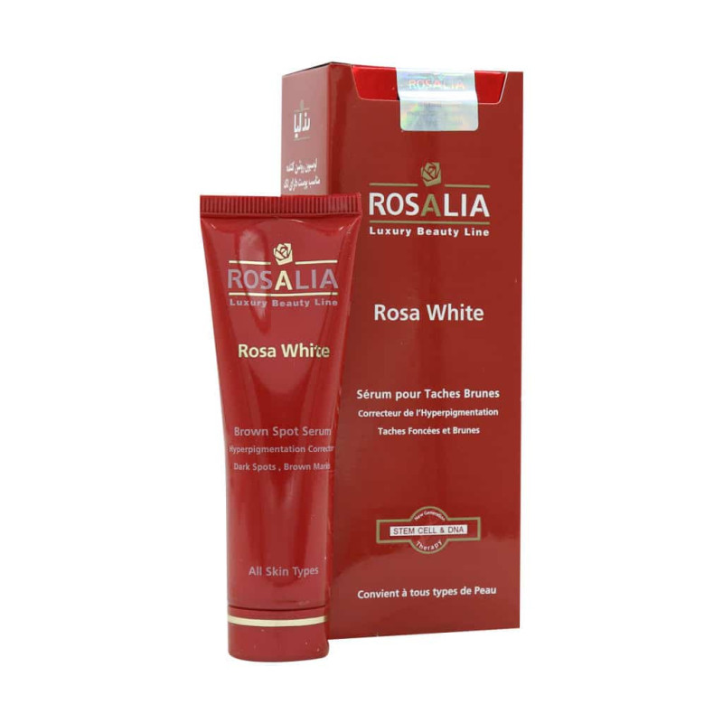 سرم ضد لک و روشن کننده پوست مدل Rosa White رزالیا 35 میلی لیتری