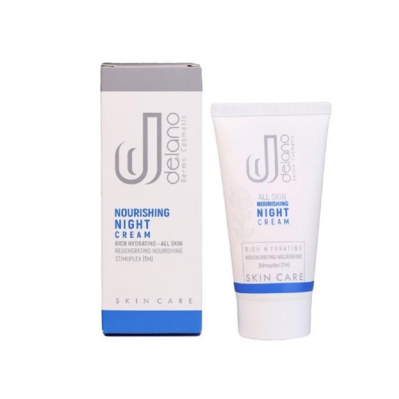 کرم شب مغذی پوست دلانو 50 میلی لیتری