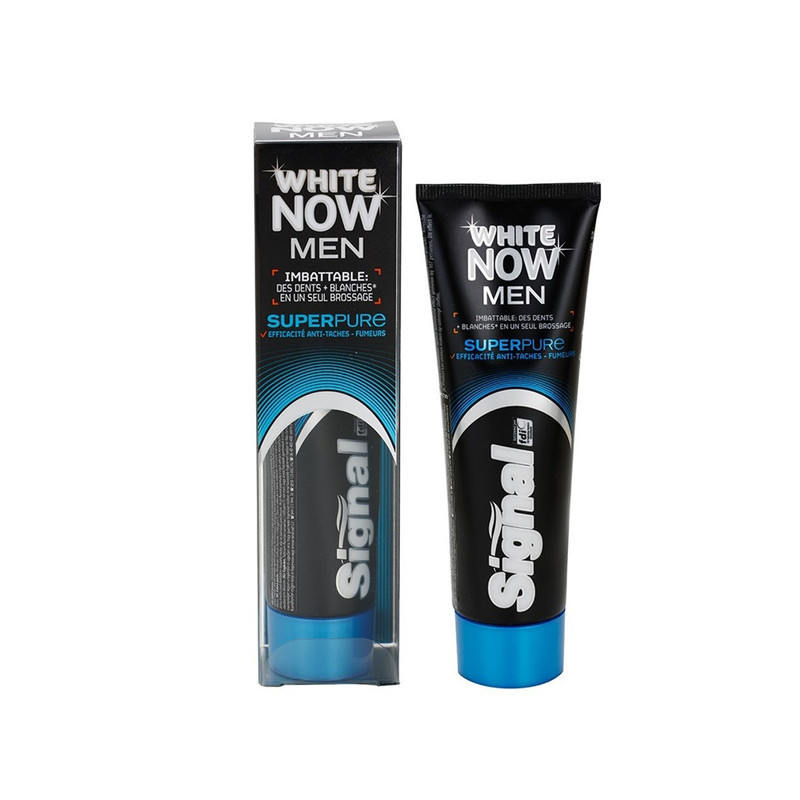 خمیر دندان آقایان سری White Now مدل Super Pure سیگنال 75 میلی لیتری
