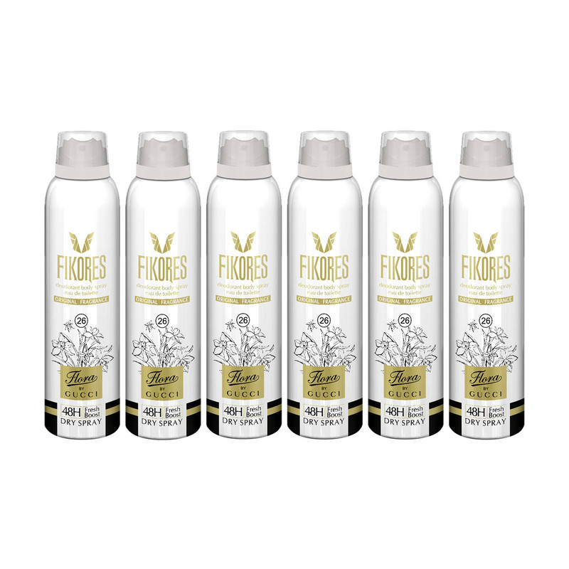 اسپری خوشبو کننده بدن بانوان مدل Flora by Gucci فیکورس 200 میلی لیتری