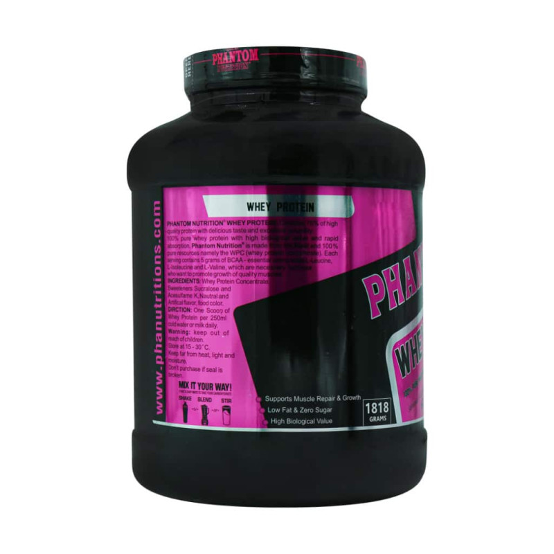 پودر پروتئین وی شکلاتی فانتوم نوتریشن 1818 گرمی