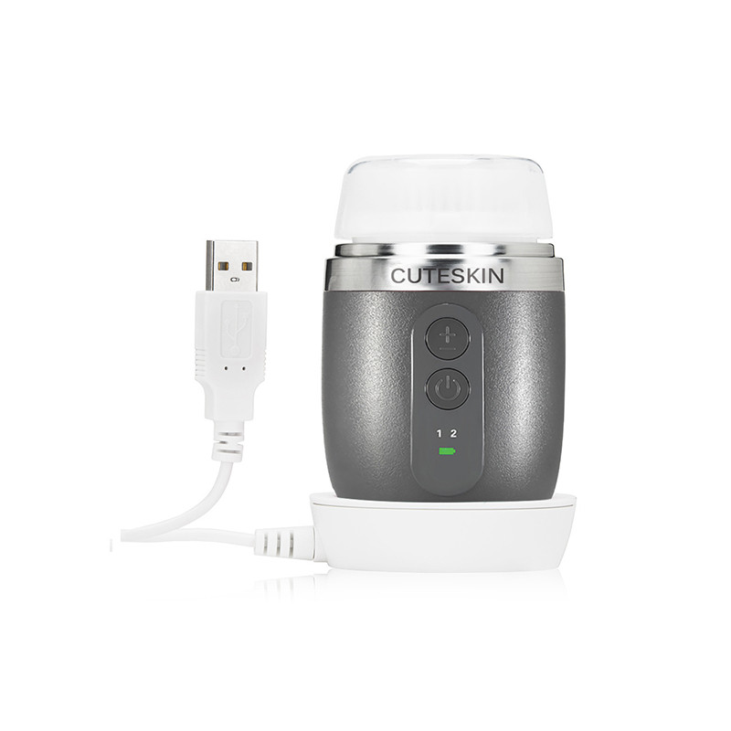 فيس براش لرزشی شارژی رنگ مشکی مدل CHI-F803 کیوت اسکین