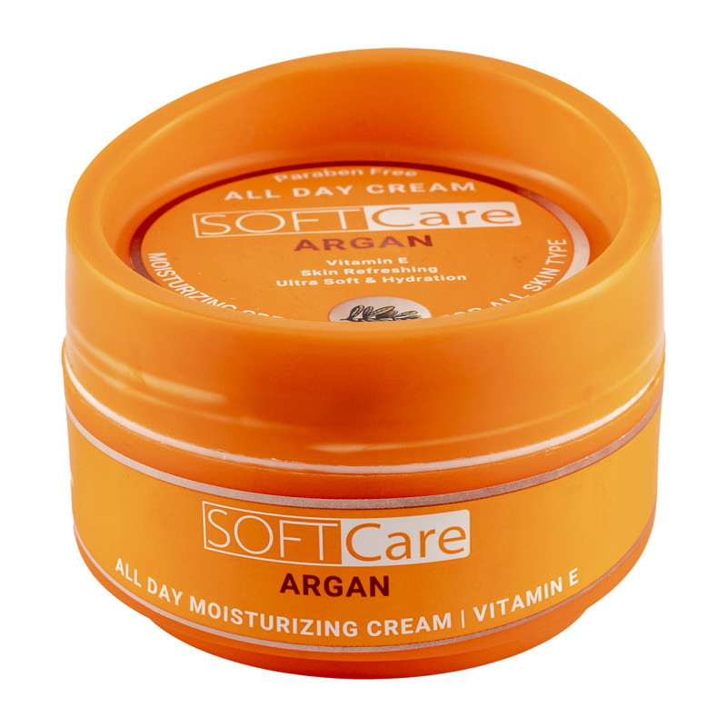 کرم مرطوب کننده پوست روغن آرگان سافت کر ۲۰۰ میلی لیتری