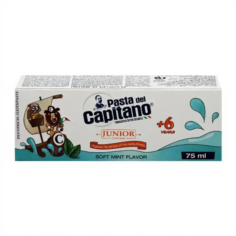 خمیر دندان کودک بالای 6 سال مدل جونیور پاستا دل کاپیتانو 75 میلی لیتری