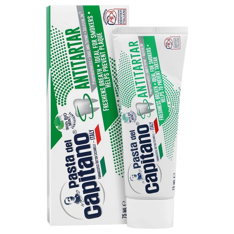 خمیر دندان ضد جرم سیگار پاستا دل کاپیتانو 75 میلی لیتری