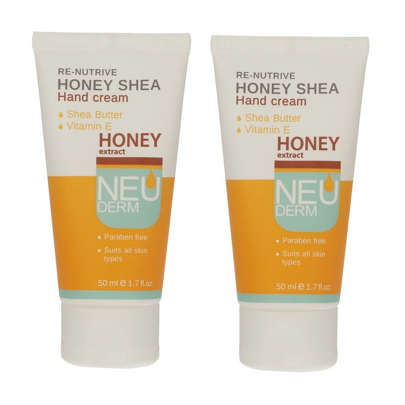 کرم مرطوب کننده دست مدل Renutrive Honey Shea نئودرم 50 میلی لیتری