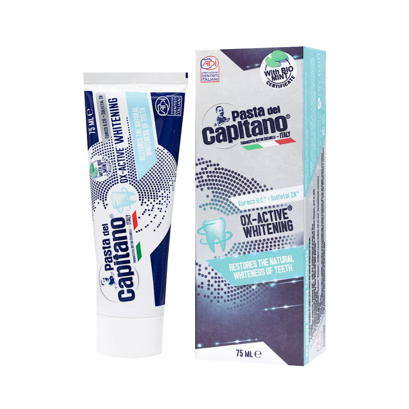 خمیر دندان سفید کننده پاستا دل کاپیتانو 75 میلی لیتری