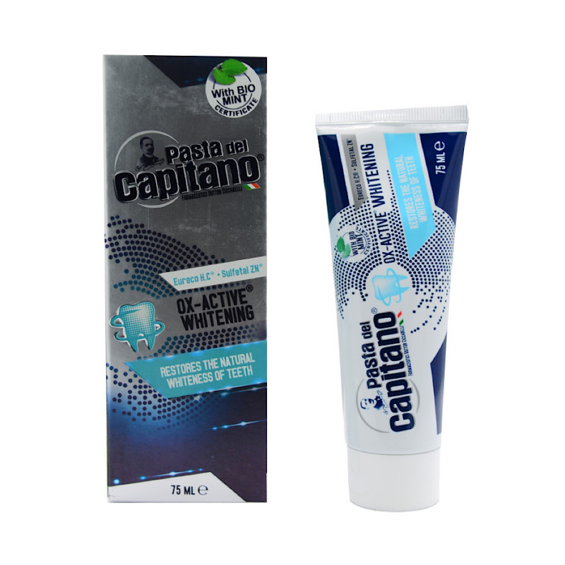 خمیر دندان سفید کننده پاستا دل کاپیتانو 75 میلی لیتری