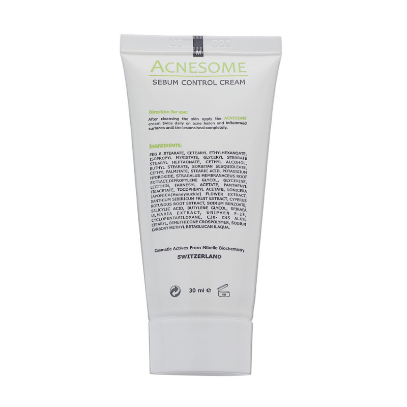 کرم ضد جوش بدن مدل Acnesome فیس دوکس 50 میلی لیتری