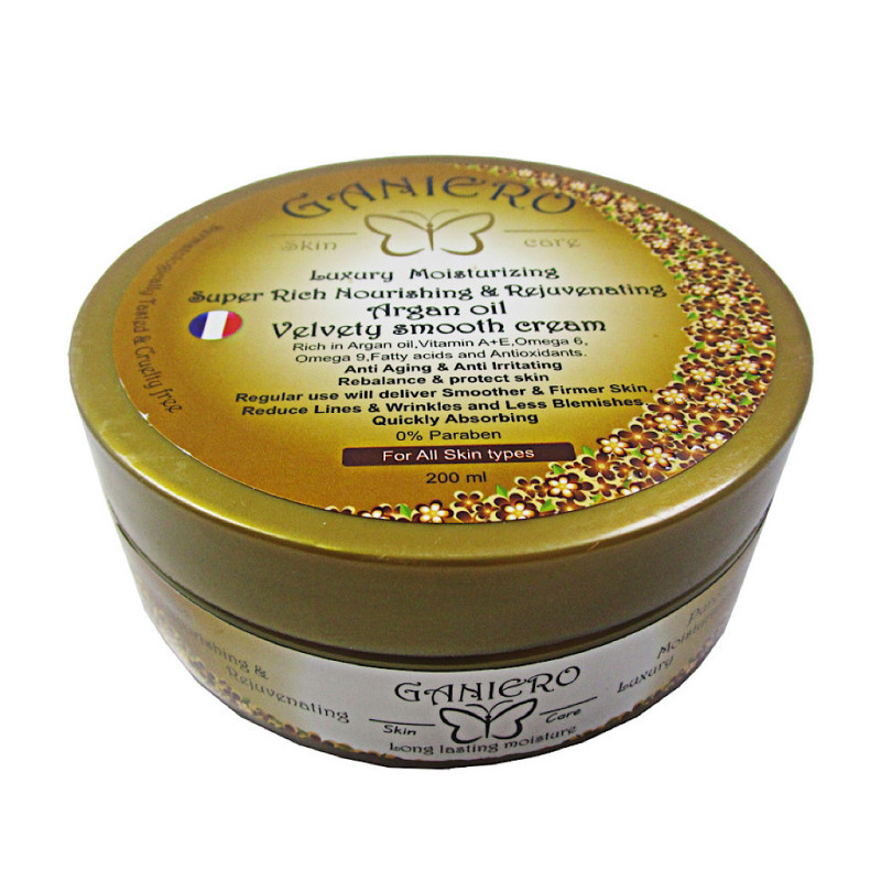 کرم مرطوب کننده و جوان کننده روغن آرگان گانیرو 200 میلی لیتری