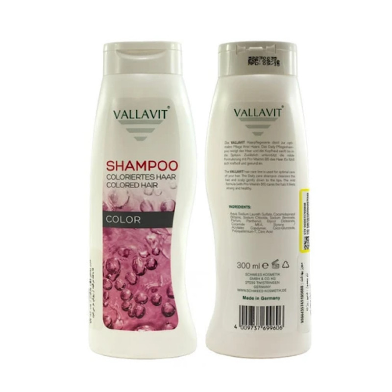 شامپو موهای رنگ شده والاویت 300 میلی لیتری