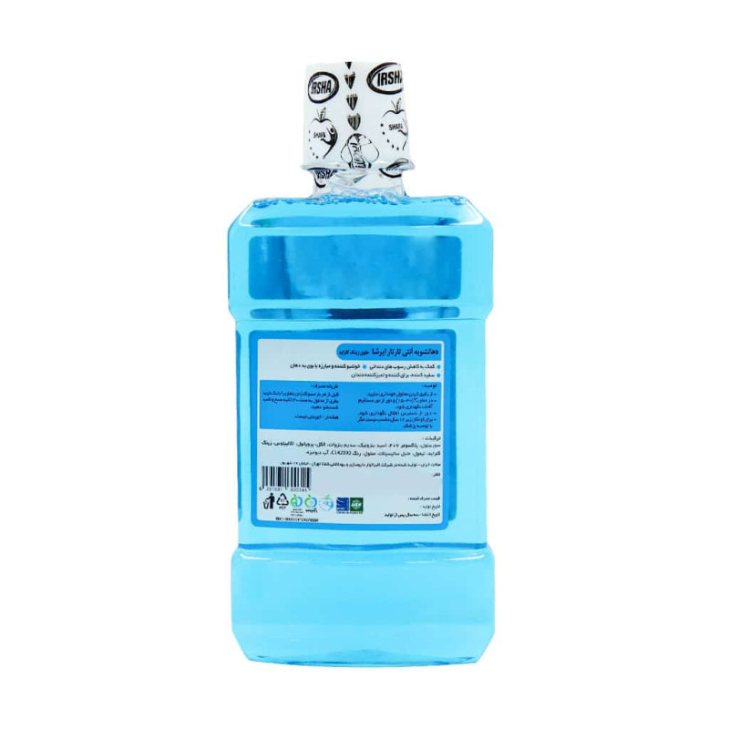 دهانشویه ضد عفونی کننده مدل Anti Tartar ایرشا 250 میلی لیتری