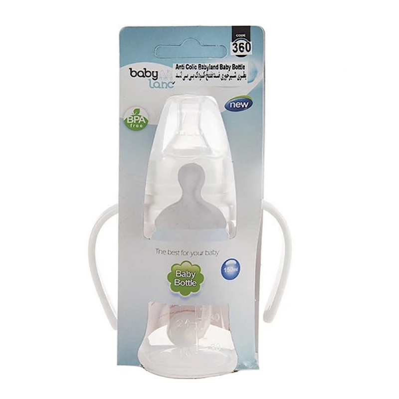 شیشه شیر کلاسیک اتومات بی بی لند 150 میلی لیتری کد 360