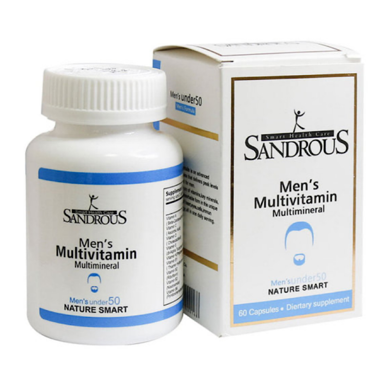 کپسول مولتی ویتامین مخصوص آقایان -50 سندروس 60 عددی