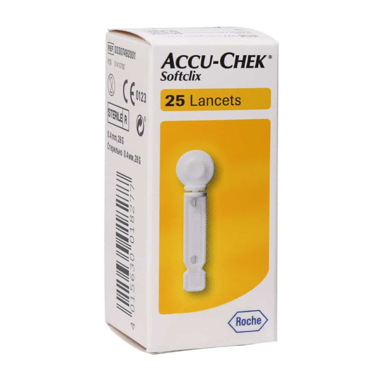 سوزن تست قند خون سافت کلیس اکیو چک ۲۵ عددی