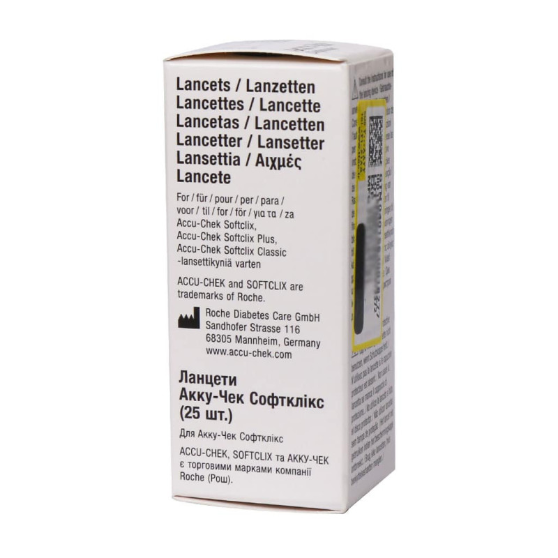 سوزن تست قند خون سافت کلیس اکیو چک ۲۵ عددی