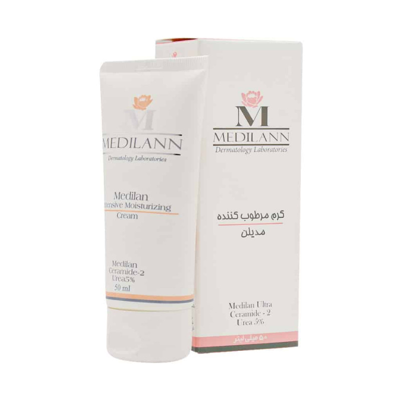 کرم مرطوب کننده دست و صورت پوست خشک مدیلن 50 میلی لیتری