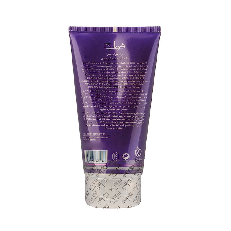 ژل حالت دهنده قوی مو مدل Ultra Hold فولیکا 150 میلی لیتری