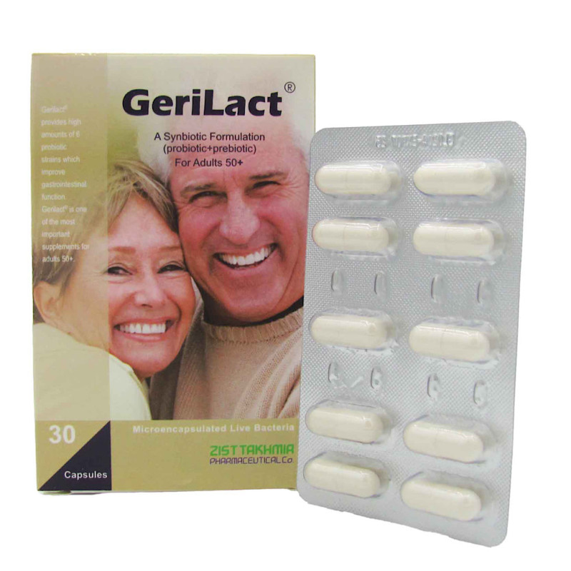 کپسول ژری لاکت +50 زیست تخمیر 30 عددی