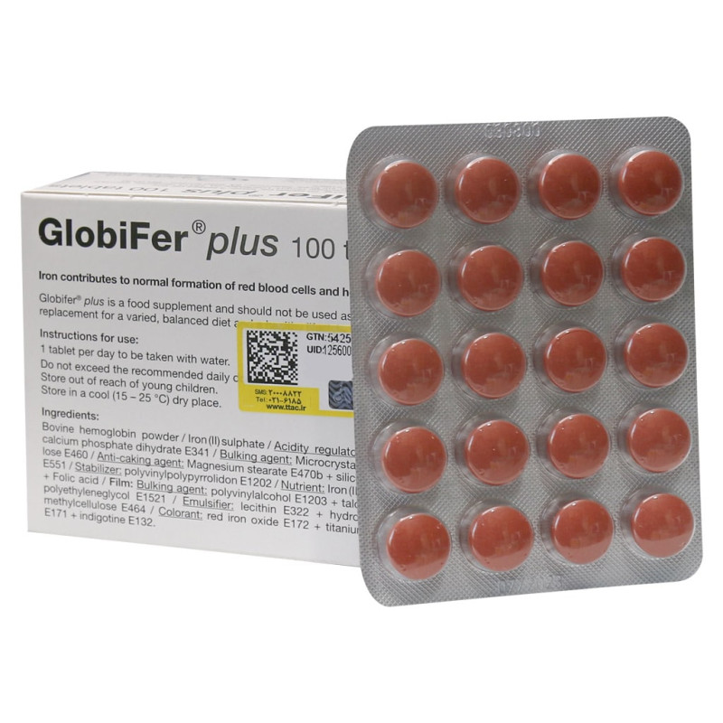 قرص گلوبیفر پلاس کریوگارد 100 عددی