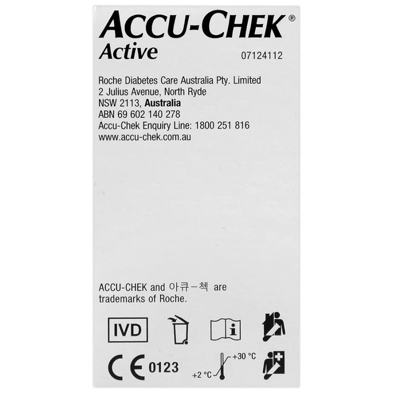 نوار تست قند خون اکیوچک آکتیو بسته 50 عددی