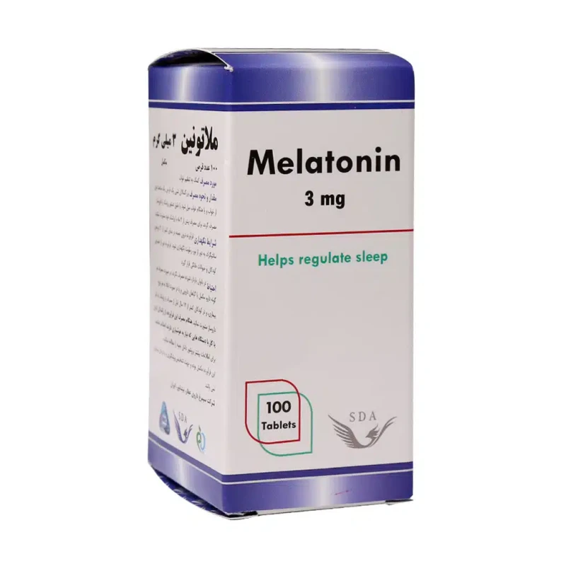 قرص ملاتونین 3 میلی گرمی سیمرغ دارو عطار 100 عددی