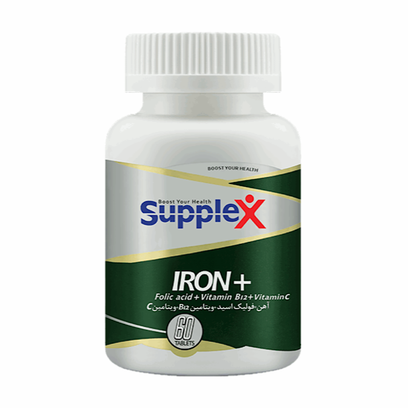 قرص آیرون پلاس ساپلکس 60 عددی