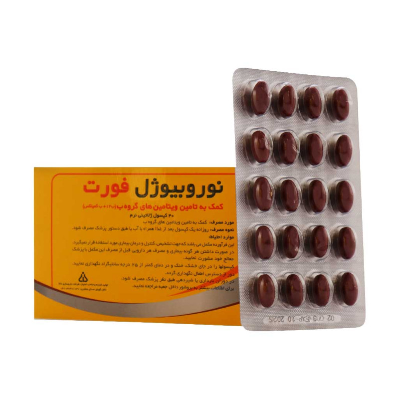 سافت ژل نوروبیوژل فورت دانا 40 عددی