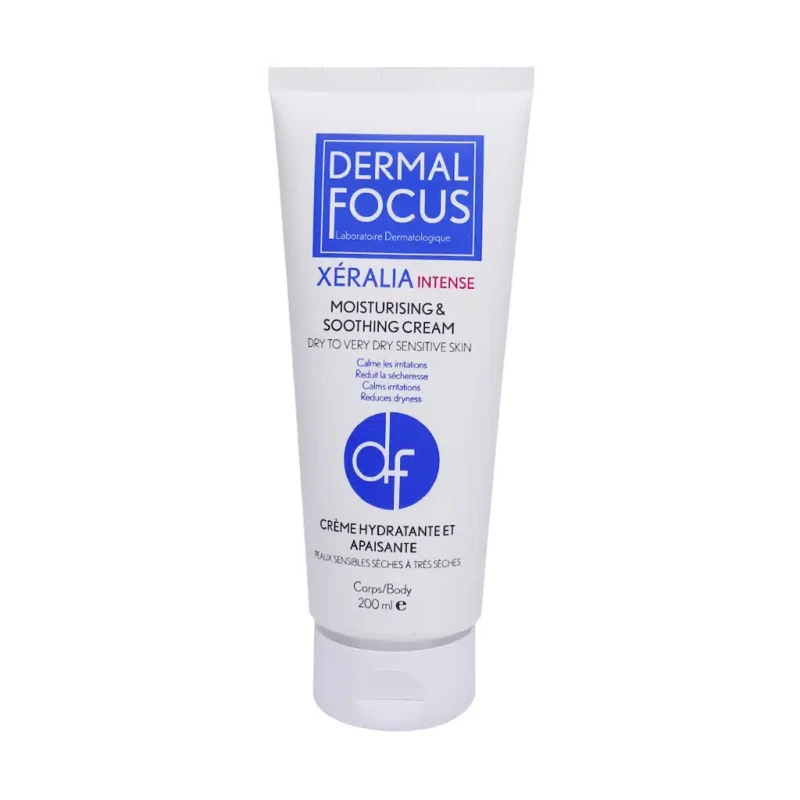 کرم مرطوب کننده پوست خشک بدن مدل Xeralia Intense درمال فوکوس 200 میلی لیتری