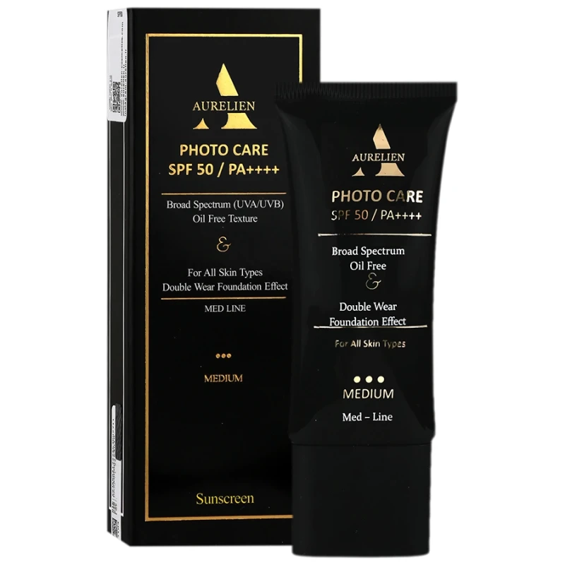 کرم ضد آفتاب روشن فاقد چربی مدل Photo Care با SPF50 اورلین 40 میلی لیتری