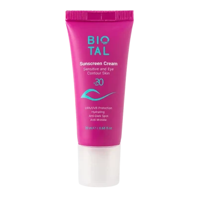 کرم ضد آفتاب بیوتال پوست های حساس و دور چشم SPF30