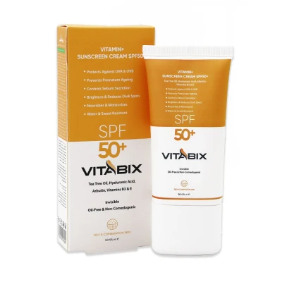 کرم ضد آفتاب پوست چرب SPF50 ویتابیکس 50 میلی لیتر