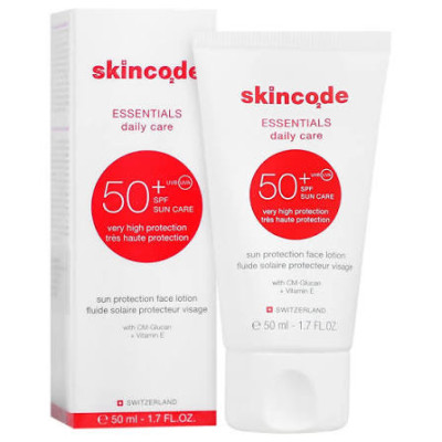 لوسیون ضد آفتاب اسکین کد با spf50 حجم 50 میلی لیتر