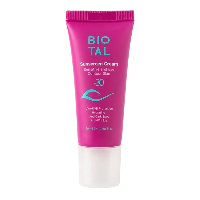کرم ضد آفتاب بیوتال پوست های حساس و دور چشم SPF30