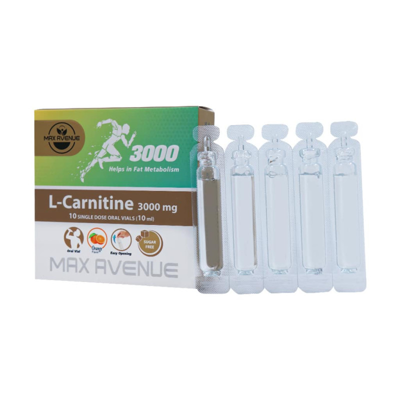 ویال خوراکی ال کارنیتین 3000 میلی‌گرم وانا دارو گستر 10 عددی