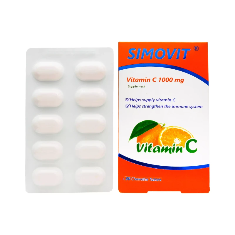 قرص جویدنی ویتامین سی سیمویت سیمرغ دارو عطار (پرتقالی) 30 عدد