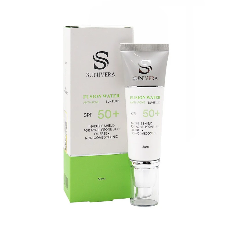 ضد آفتاب ضد جوش فیوژن واتر سانیورا +SPF50  حجم 50 میلی لیتر