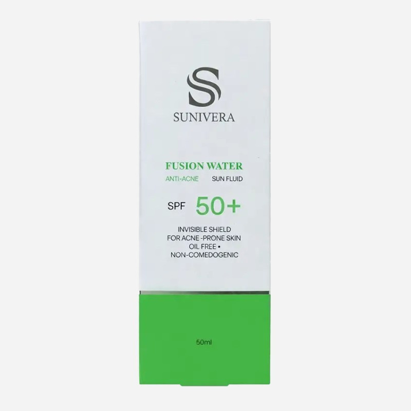 ضد آفتاب ضد جوش فیوژن واتر سانیورا +SPF50  حجم 50 میلی لیتر